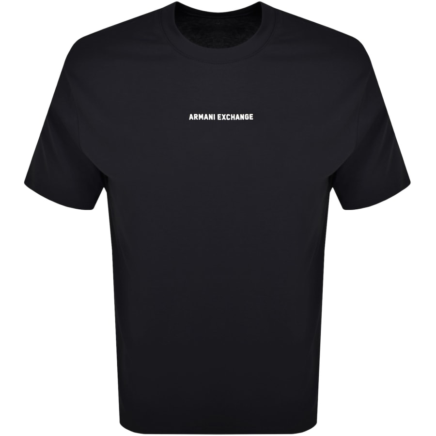 Armani Exchange Logo T Shirt Navy | Mainline Menswear United